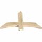 Ekena Millwork Bellingham Rough Sawn Timber Gable Bracket, Douglas Fir, 36"W x 21"H x 2"D x 4"F, 14/12 Pitch GBW036X21X0204BEL00RDF - alternate 3